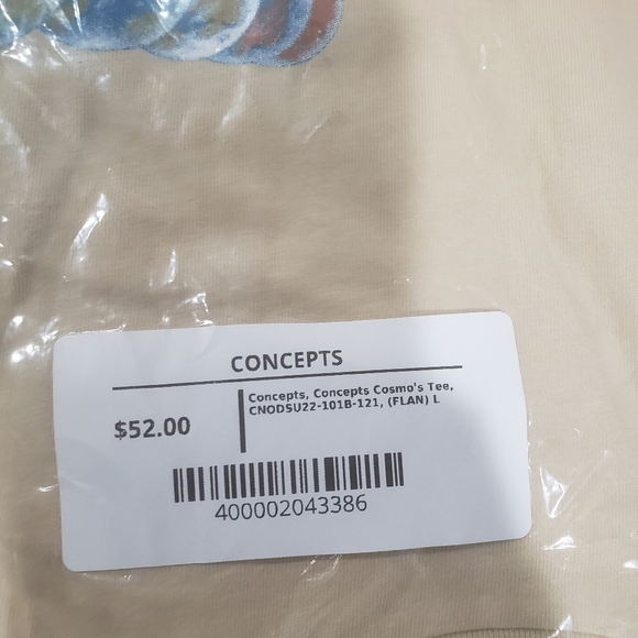 Concepts Cosmo's Tee Size Large - Picture 6 of 8